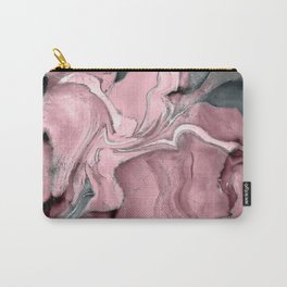 Blush rose watercolor - pastel pinks, grey and silver Carry-All Pouch