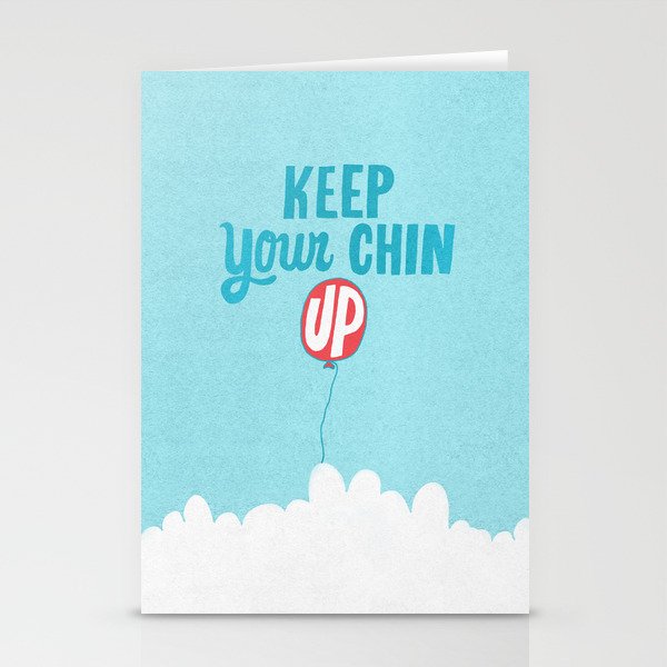 Keep Your Chin Up Stationery Cards