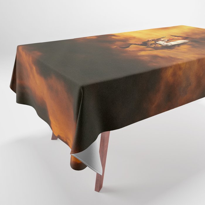 Cowboy In The Sky Tablecloth