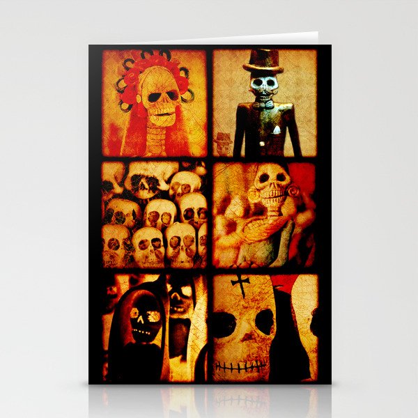 Spooky Calavera Skulls Stationery Cards
