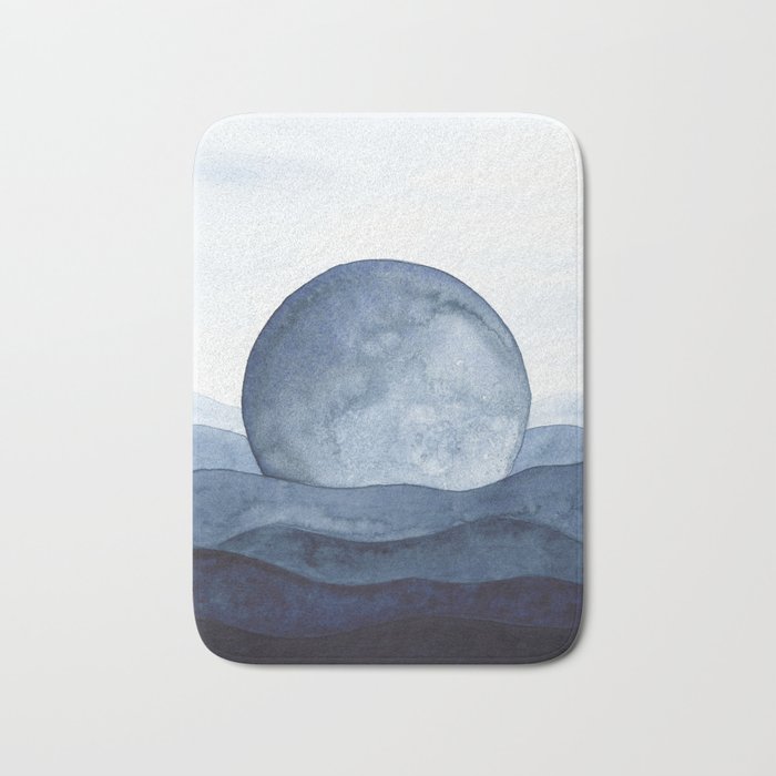 Moon Landscape Bath Mat