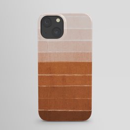 Sunset - rust, terracotta, clay, desert, sunshine, boho, ombre, paint, sunset colors,  iPhone Case