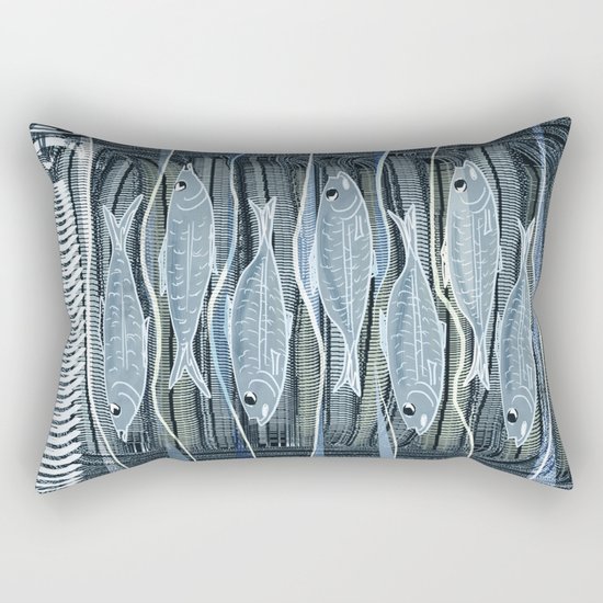 Fish Food Rectangular Pillow