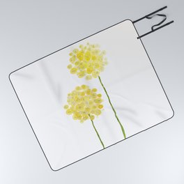 two abstract dandelions watercolor Picnic Blanket