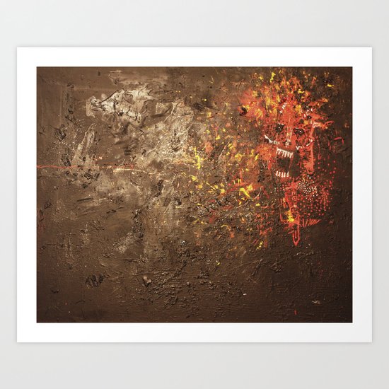 Devil Inside of Me Art Print