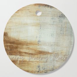 Diary Poetry Cutting Board