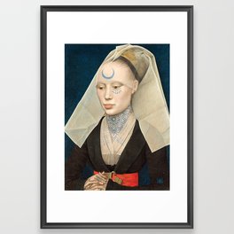 Portrait of a Lady Framed Art Print