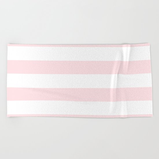 Simply Stripes in Pink Flamingo Beach Towel