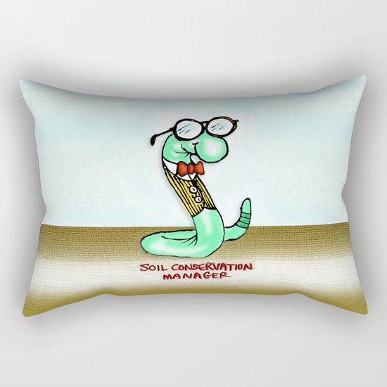 Soil Conservation Manager Rectangular Pillow