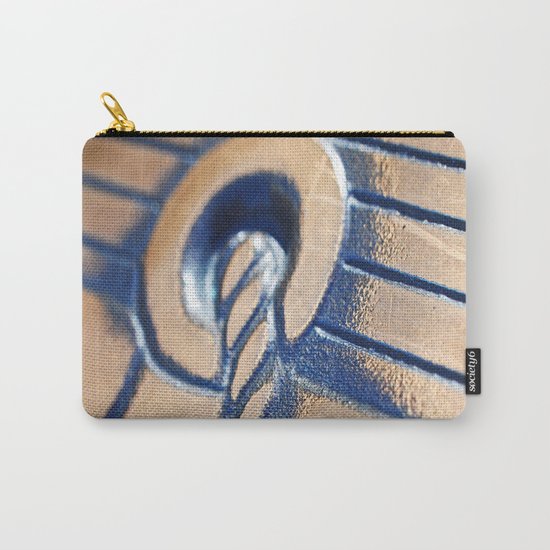 Abstract and Gold Carry-All Pouch