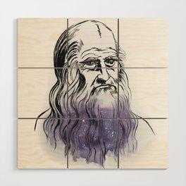 Leonardo da Vinci Wood Wall Art