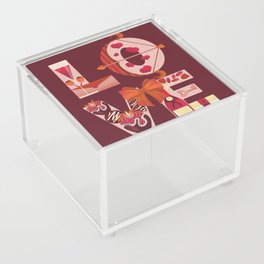 LOVE - Valentine's Day  Acrylic Box