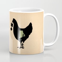 Rhode Island - State Papercut Print Coffee Mug