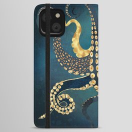 Metallic Octopus IV iPhone Wallet Case