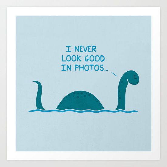 Monster Issues - Nessie Art Print