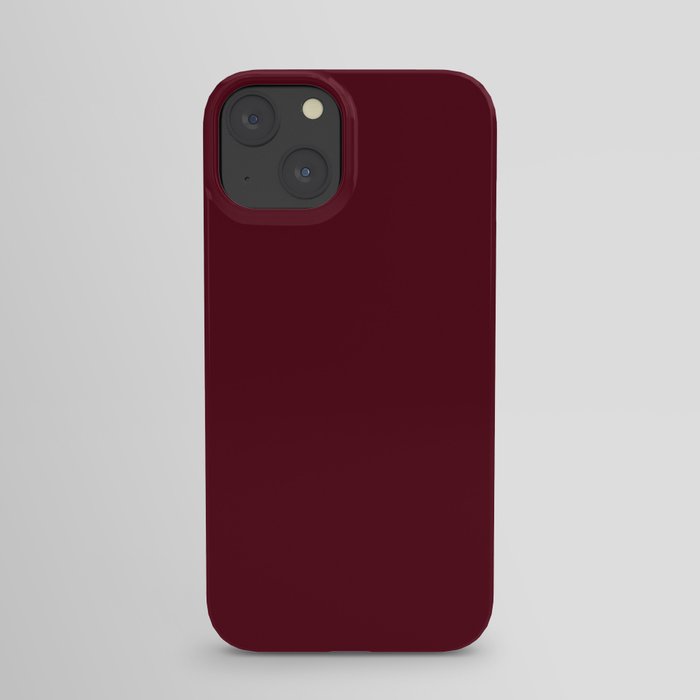 Dark Burgundy - Pure And Simple iPhone Case