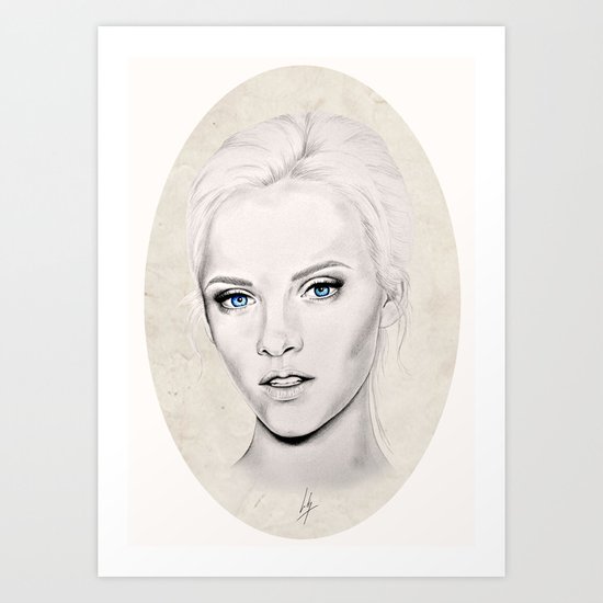 Portrait 2 Art Print