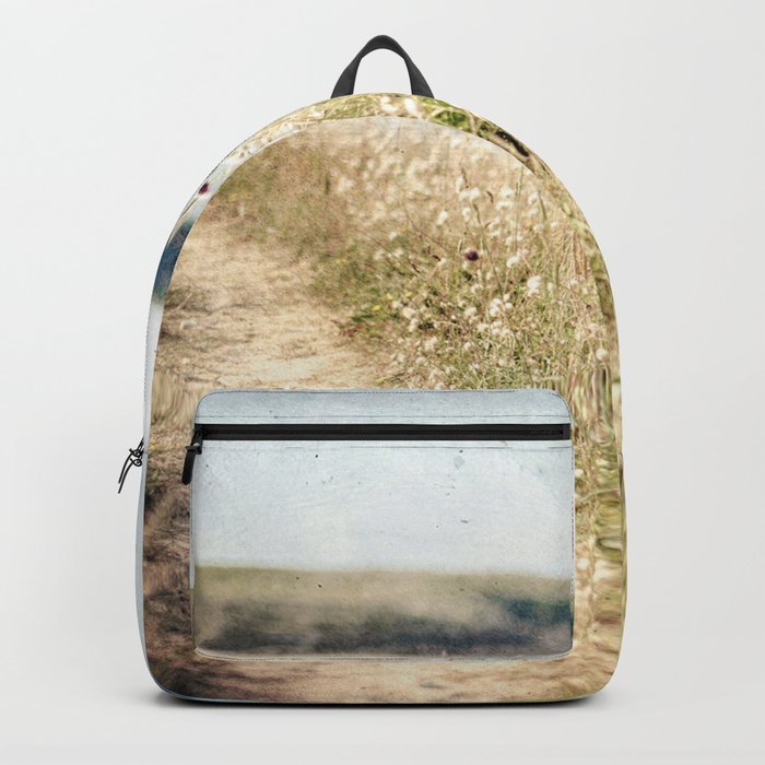 Houat island #2 - Contemporary photography Backpack