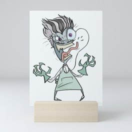 Mad scientist Mini Art Print