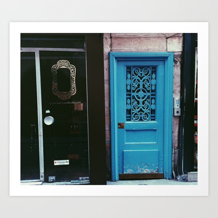 Parisian Doorway  Art Print