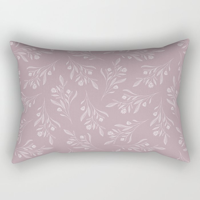 Flower white Rectangular Pillow