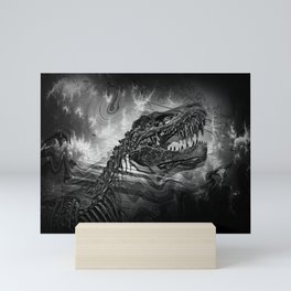 Dinosaur skeleton Mini Art Print