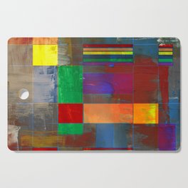 Mid-Century Modern Art - Rainbow Pride 2.0 Cutting Board