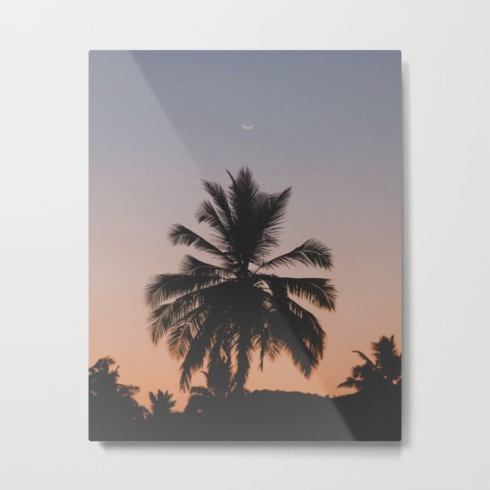 Rising Moon Metal Print
