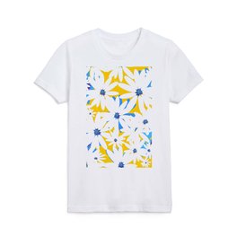Lovely White Daisy Flowers Summer Meadow Mood #decor #society6 #buyart Kids T Shirt