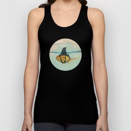 Brilliant DISGUISE - Goldfish with a Shark Fin Unisex Tanktop