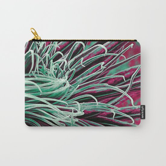 Green & purple succulent Carry-All Pouch
