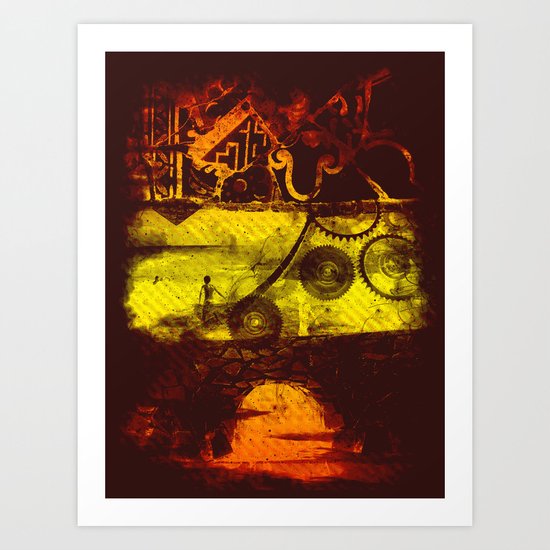 life stripes Art Print