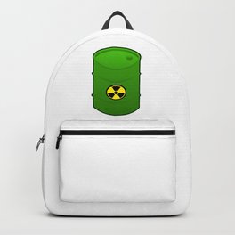 atomic waste barrel Backpack | Uranium, Plutonium, Atom, Atomicbomb, Renewableenergy, Powerplant, Symbol, Worstcasescenerio, Nuclearpower, Windenergy 