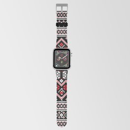 Ukrainian Hearts and Flowers Motifs Design  Apple Watch Band