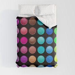 Rainbow Colored Eyeshadow Palette  - Makeup Artist Comforter