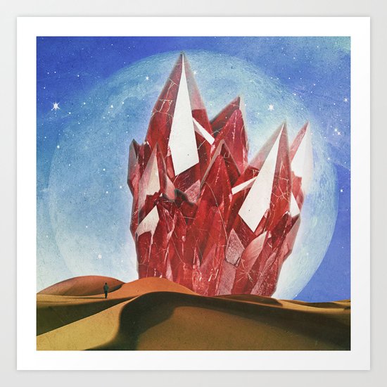 The Crystal Art Print