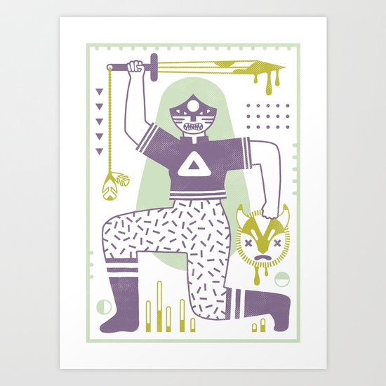Victory! in Pastel Art Print