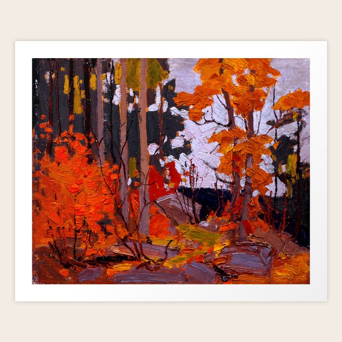 Tom Thomson Autumn, Algonquin Park Canada, Canadian Oil Painting