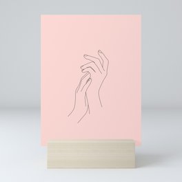 Hand Line Drawing - Talia Mini Art Print