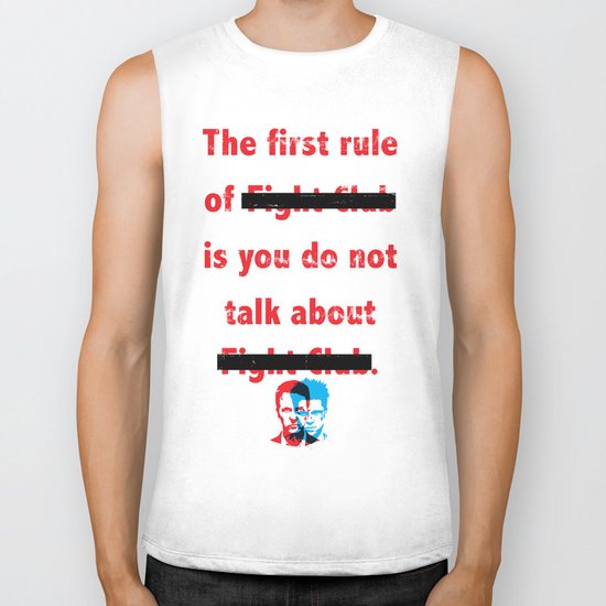 The First Rule of Fight Club... Biker Tank