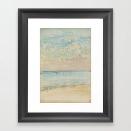 Southend–Sunset Framed Art Print