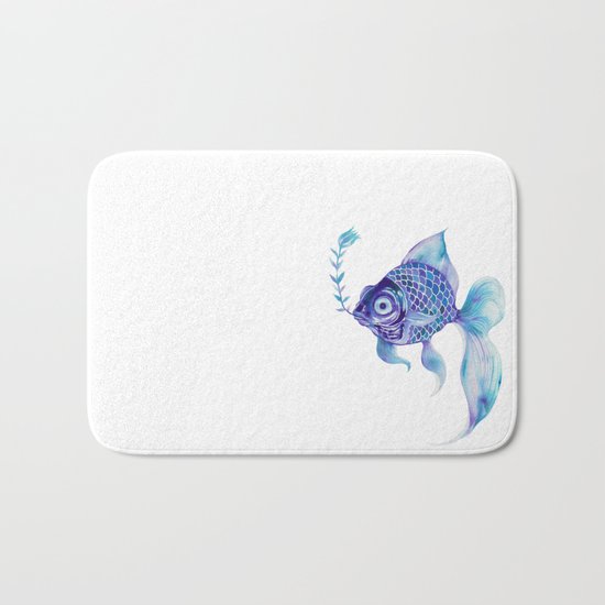 Baby Blue #5 Bath Mat