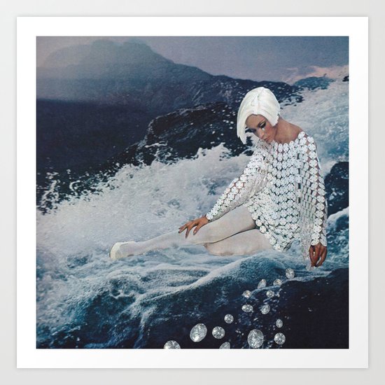 Diamonds (front) Art Print