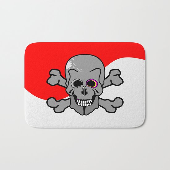 Jolly Roger Bath Mat