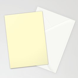 Lemon Chiffon Yellow Stationery Card