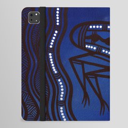 Authentic Aboriginal Art - Emu (2022) iPad Folio Case