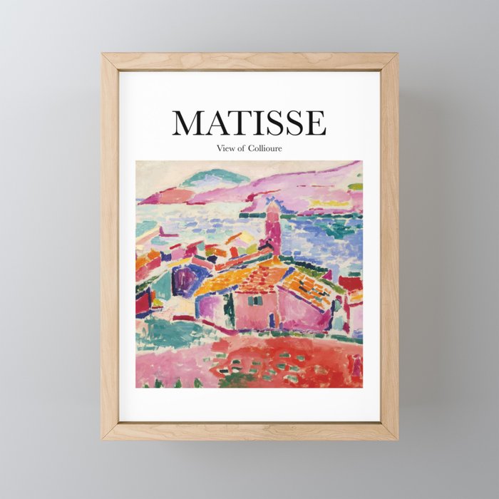 Matisse - View of Collioure Framed Mini Art Print