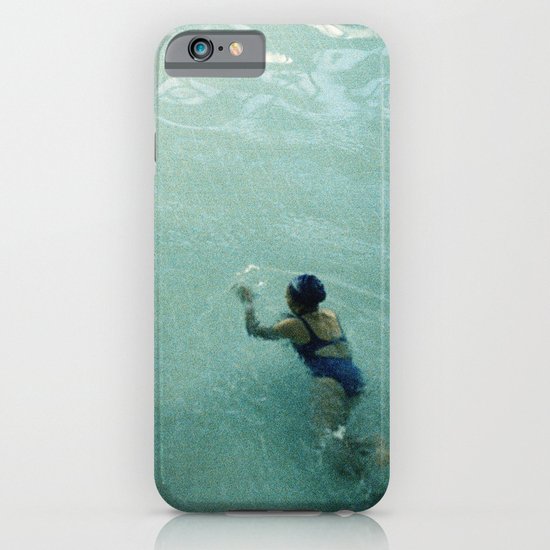 Lady in Swimming Pool 2 iPhone & iPod Case