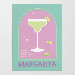 Margarita Cocktail Poster