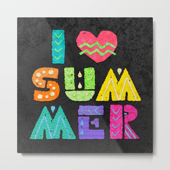 I love summer! Metal Print